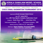 CISCE Zonal Badminton Tournament 2019
