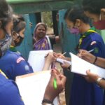 Survey by the Rashtrapati Scouts and Guides of KSMS