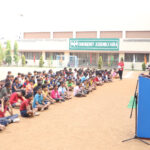 KSMS Summer Sports Camp 2023 | Mr. K.P.G Nair addressing during the Closing Ceremony on May 14, 2023