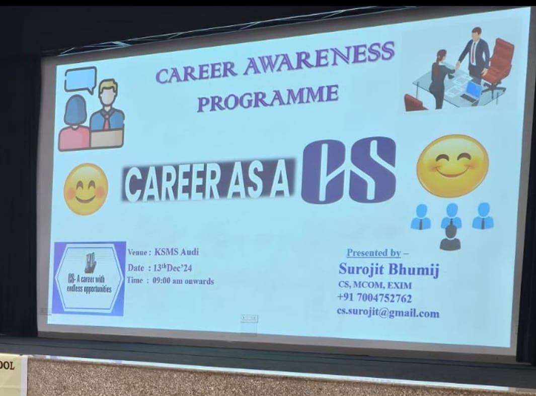 Career Guidance Session as a CS